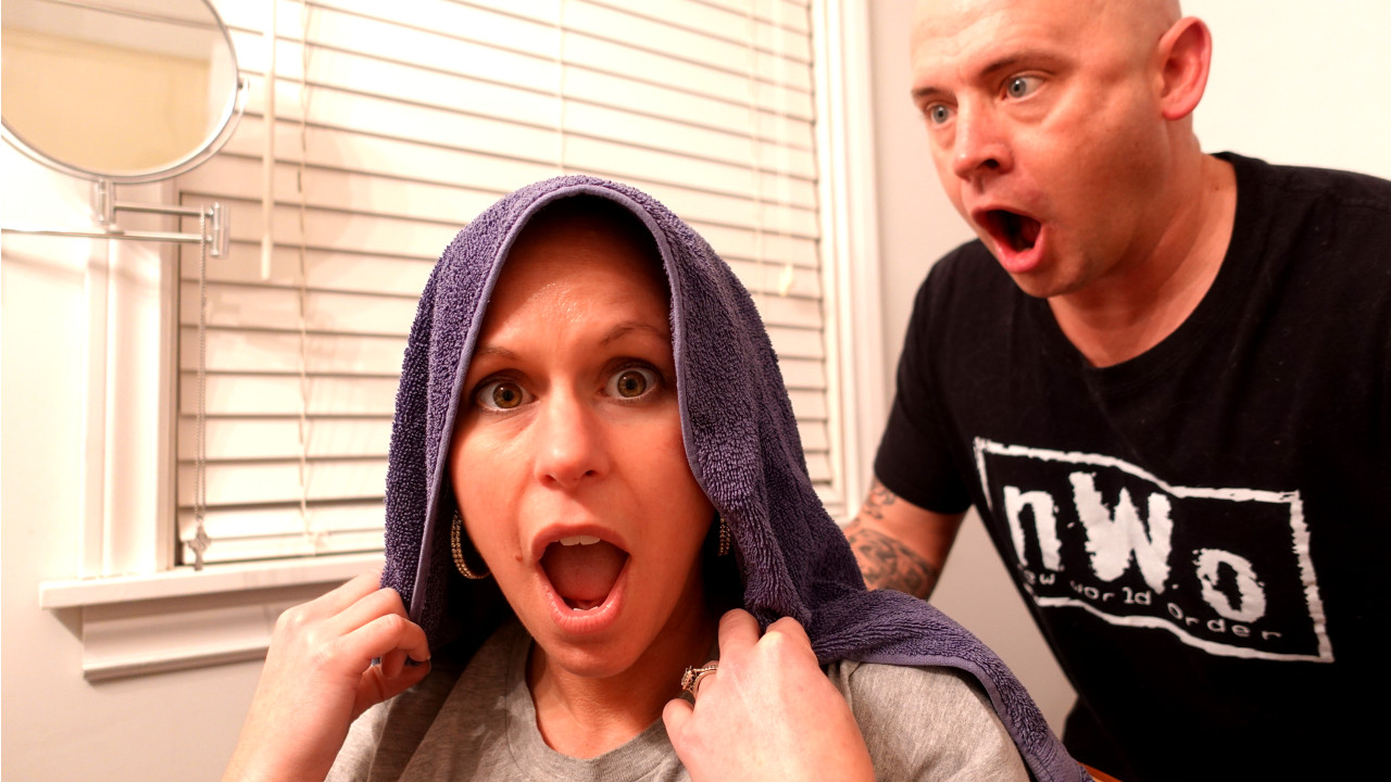 I SHAVED MY WIFE’S HEAD!! SHE WASN’T HAPPY!! (HER REACTION)
